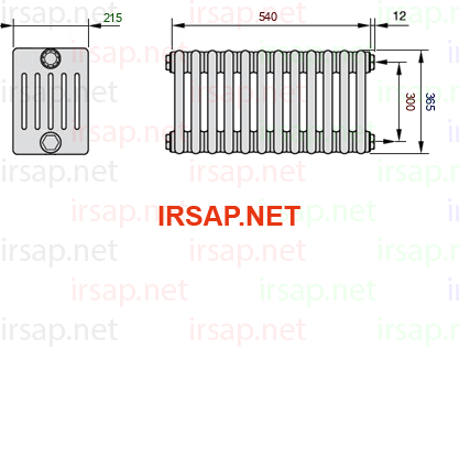 Радиатор IRSAP Tesi 60365/12 T02 CL 01